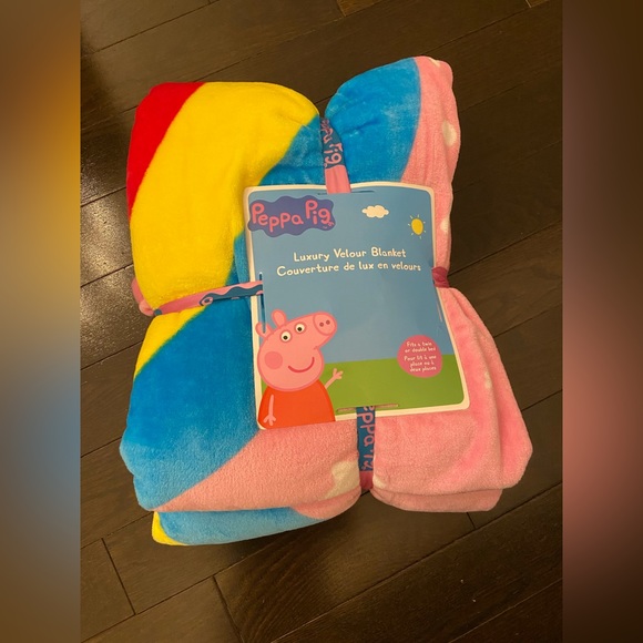 Peppa Pig Fleece Blanket for kids - Picture 1 of 2